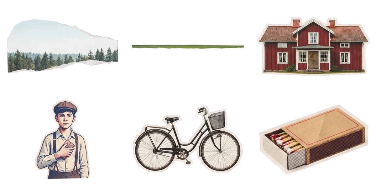 The same pieces cut out with transparent backgrounds